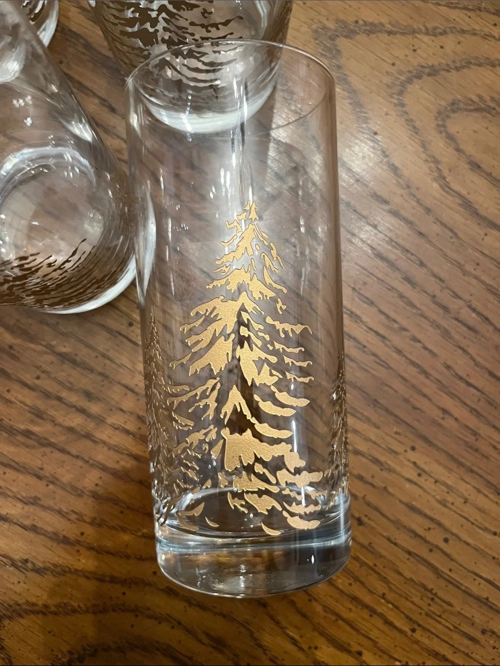 Set of 6 Golden Pines Tumblers